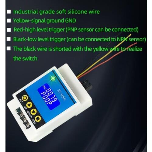 1 Channel 1CH Trigger Timing Delay Relay Module with LCD Display power-off Cycle time relay Circuit switch reverse protection