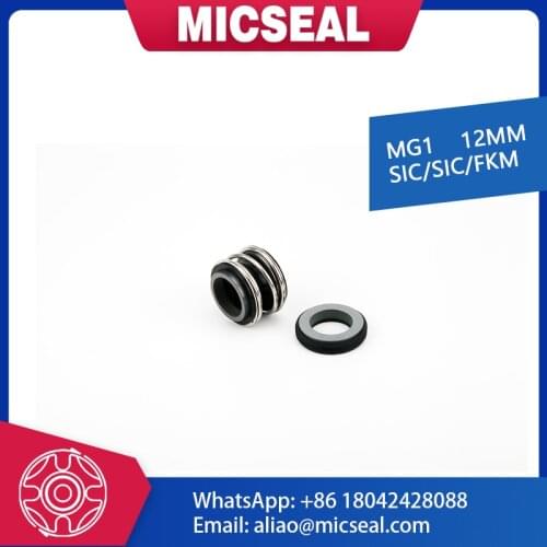 12MM- MG1 - SIC/SIC/FKM Mechanical Seal -Eagle Burgmann Replacement Seal
