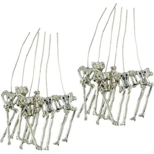 12pcs Tibetan Silver Charms Jewelry Necklace Pendant Human Body Fit DIY Doll