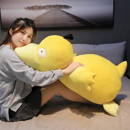 Hot pokemones 20-80CM Big Size Psyduck Plush Toys Cute Cartoon Duck Stuffed Doll Soft Pillow For Children kids Birthday Present