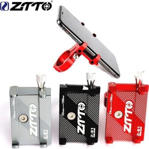 ZTTO Bicycle phone holder Reliable Mount Universal MTB Mobile Cell GPS Metal Motorcycle Holder on Road bike Moto M365 Handlebar