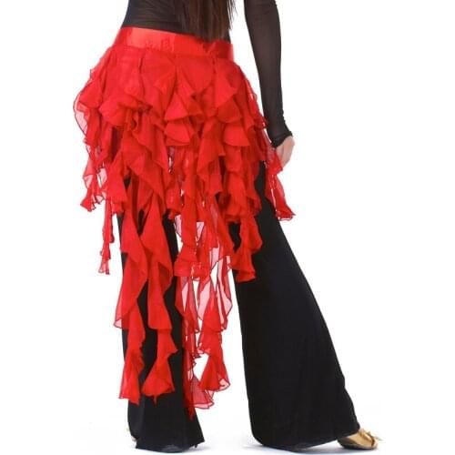 Cheap Dancewear Belly Dancing Clothes Chiffon Skirt for Practice Adjustable Fit Wrapped Belt Women Belly Dance Hip Scarf