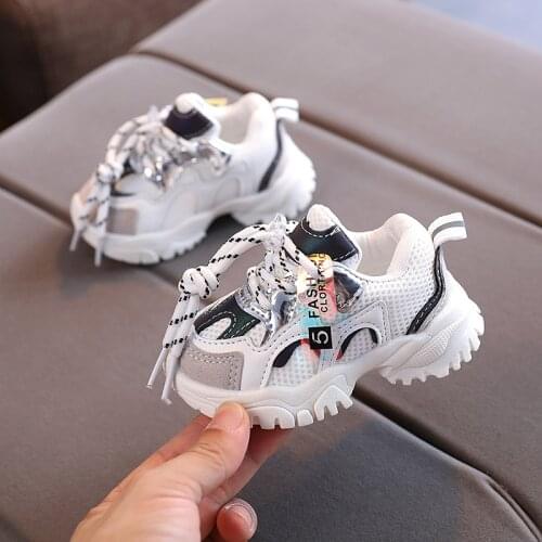Baby toddler shoes 2021 new girls sports shoes for children 0-3 years old sneakers sporty spring fashion