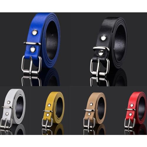High quality Children Leather Belts For Boys Girls Kid Casual PU Waist Strap Waistband For Jeans Pants Trousers Adjustable