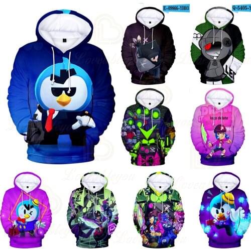 4T - 14T Kids Hoodies Shooting Game 3D Printed Hoodie Sweatshirt Boys Girls Harajuku Cartoon Jacket Tops Teen Clothes