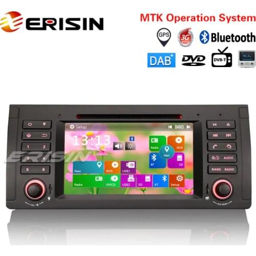 Erisin ES7161B 7" Wince 6.0 Car Radio DVD Player DAB+ 3G Canbus GPS System for BMW 5er E39 X5 E35 M5