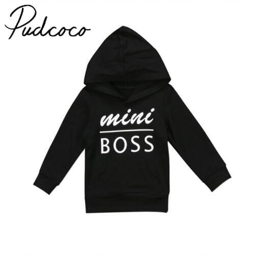 Fashion Toddler Newborn Baby Boy Girl Hoodie Tops Hooded Sweatshirt Outdoor 0-5t Vestidos