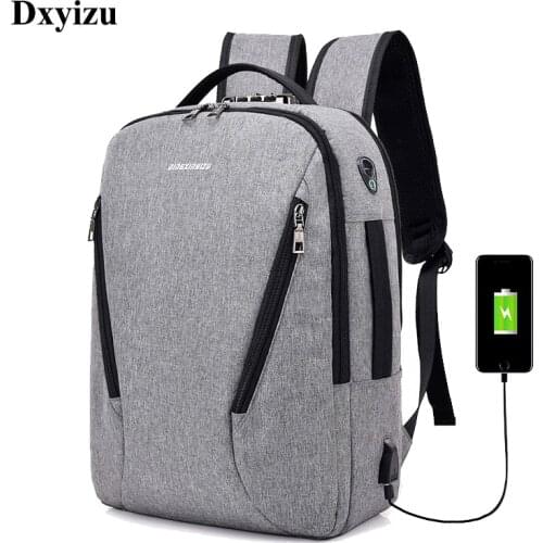 DINGXINYIZU Anti-theft Design Men Backpack for Teenagers School Bag Women Rucksack Man Daypack Oxford Laptop Male Travel Mochila