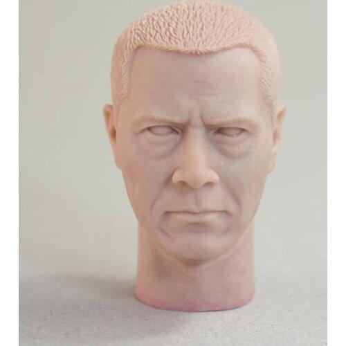 1/6 Japan Famous Star Toshiro Mifune Unpainted Head for 12''Action Figures Bodies