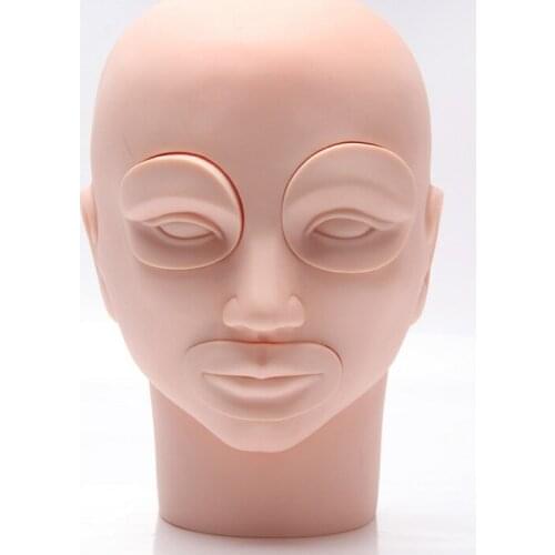 New Style Practise Make up Massage Paint cosmetology mannequin heads Great Quality Manequim Soft training doll head manikin head