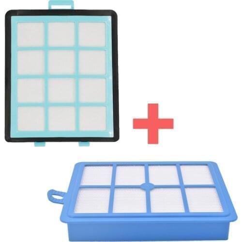 New one. Inlet HEPA filter + 1 for Philips exhaust pipe filter FC8766 FC8767 FC8760 FC8764 vacuum cleaner accessories