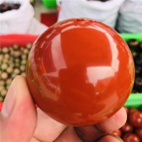 Natural crystal jasper crystal Ball Reiki processing table decorative natural stone gifts