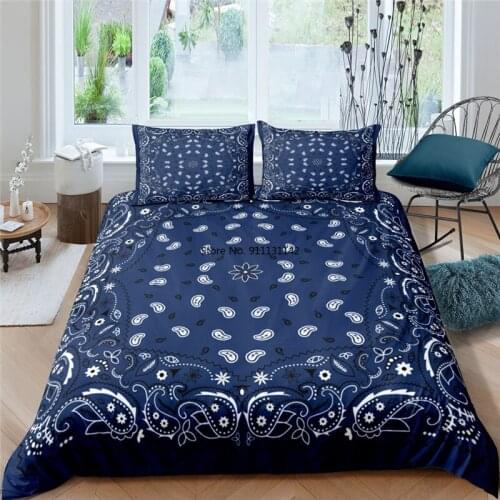 Deluxe Digital Print Bedding Set 2/3 Comfortable Soft Down Quilt Cover and Pillowcase Childrens Bed Adult Bedroom Home Textile