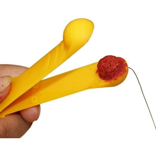 Fishing Plastic Bait Spoon Easy To Carry Pressure Food Gear Angling Gear Fishing Bait Pressure Spoon Light Pressure Tools