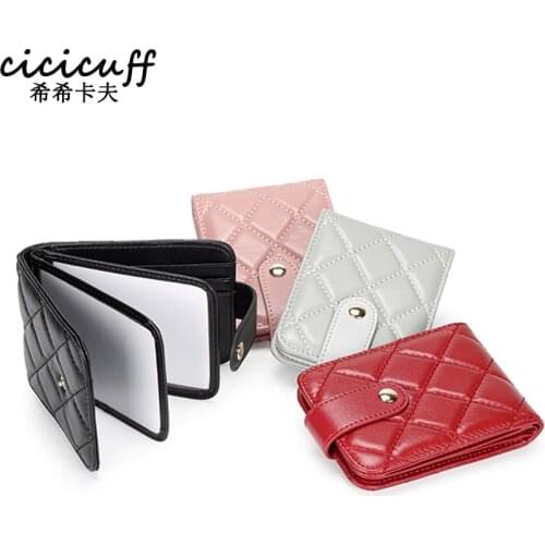 Sheepskin Drivers License Leather Case Ultra Thin Card Folder Brand Short Coin Purse Vehicle Certificate Wallet Credit Card Bag