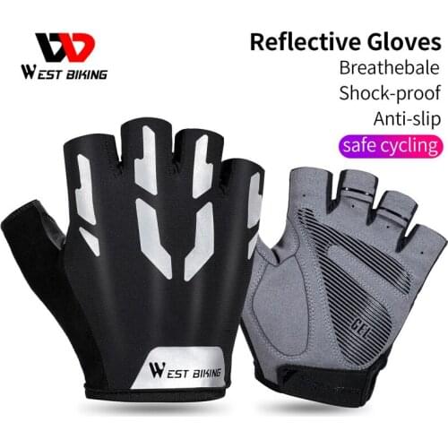 Cycling Efficient Short Finger Gloves Shock Absorption Wear Resistances Sports Gloves Lightweight Off-road Half Finger Gloves