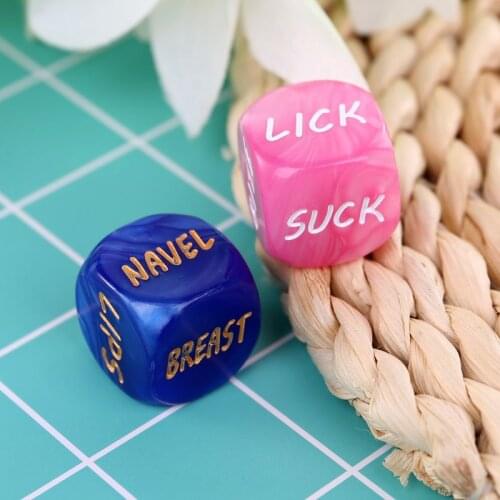1 Pair Funny Sexy Love Dice Game Toy Erotic Adult Couple Bachelor Party Gift