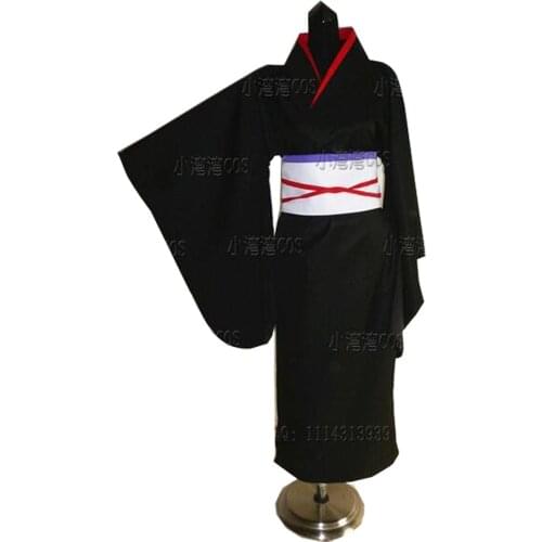 2016 HUNTER x HUNTER Kalluto Zoldyck Black Party Hallowmas Clothing Cosplay Anime Costume Kimono