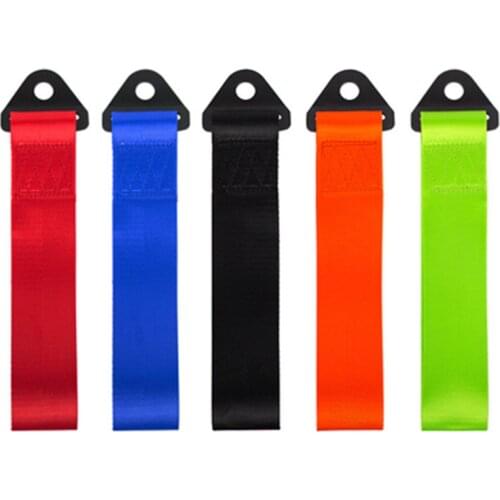 50 PCS Fashion Trinket Customized Keychains llavero Tow Strap Bumper Trail Safety Label CAR Key Chain for JDM Towing Rope Chains