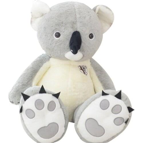80cm Big Size Australia Koala Plush Toy Soft Stuffed Koala Doll Toys Kids Stuffed Animal Toys For Girls Birthday Gift Super Cute