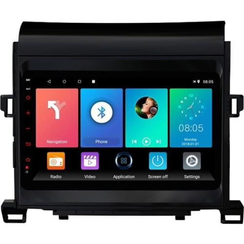 For Toyota Alphard 2010-2014 2 DIN Car Radio Multimedia Player GPS AutoRadio Head unit Android 8.1 9" SWC WIFI FM