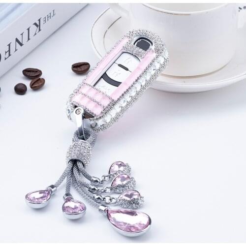 Diamond Crystal Car Remote Key Cover Case For Mazda 2 3 6 Axela Atenza CX5 CX6 CX7 CX9 2014 2015 2016 2017 Protector Accessories