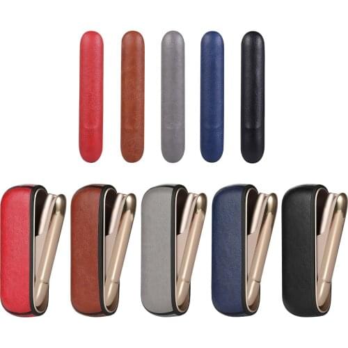 PU Leather Case for IQOS 3 Duo Full Protective Pouch For IQOS 3.0 Replaceable Camouflage Soft Portable Side Door Shell Cover