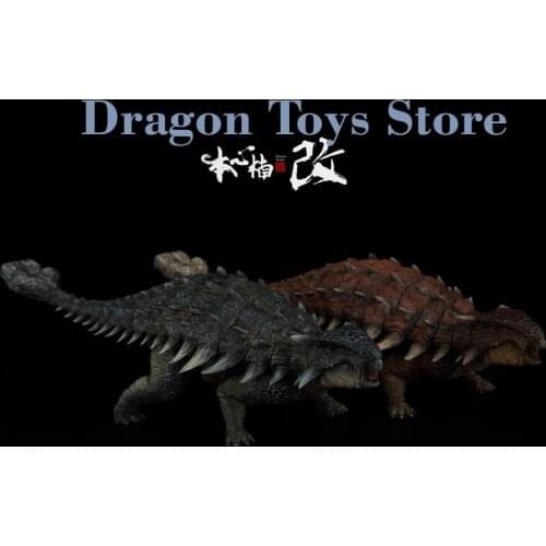 Nanmu In Stock Ankylosaurus Mace 1:35 Dinosaur With Small Human Figure