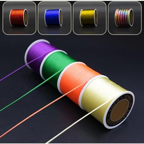 21 Color 25m 1.5mm Cotton Cord Nylon Cord Thread Chinese Knot String Rope Beads DIY Weave Bracelet Jewelry Making Accessories