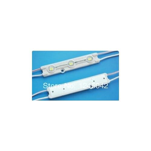 IP65 UL listed 3 Epistar 5630 LED plastic Injection LED Module ,Aluminum PCB ,Constant current ,4 years guarantee , white color