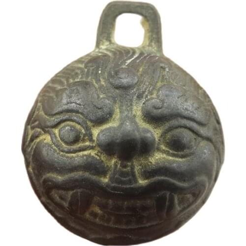 Chinese of copper bell Shoumian Tongling Talisman Collectibles