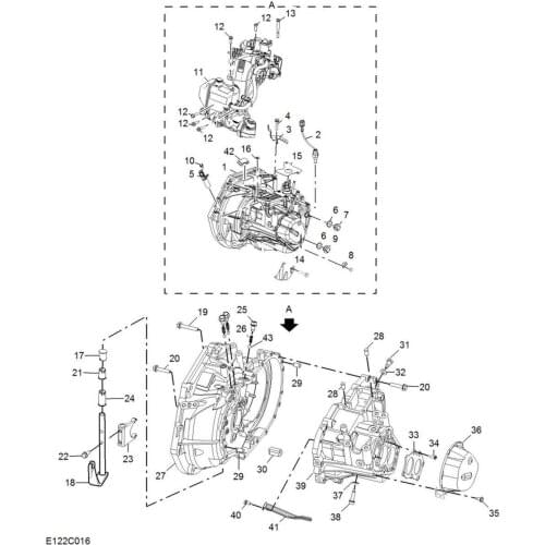 1set Gearbox assy. AT Transmission box for Chinese SAIC ROEWE MG3 Auto car motor part
