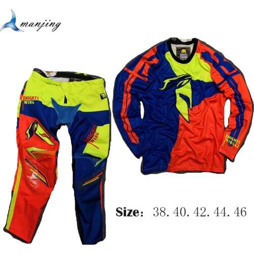 New Brand Big Pants Size 38-46 For Mens Motorcycle off road motocross suit racing jerseys +pants Gear set Combonation LP