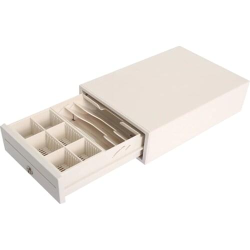 Top Sale Cash Drawer with 4 Bill 6 Coin Holders JR11 Port and 3 Position Lock Cash Box HS-208