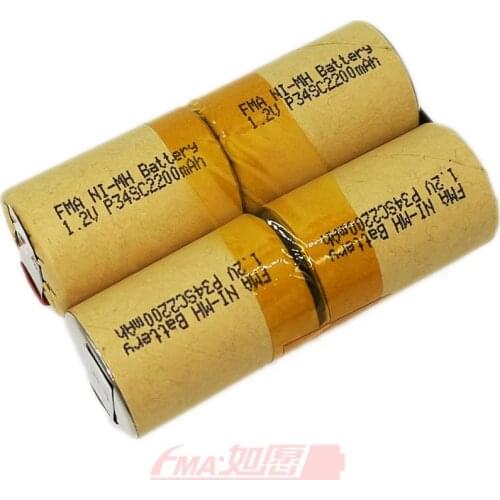 Ni-MH 4.8V 2200mAh High Power Rechargeable Battery for Electric Shaver Razor 23x46x67mm 4/5SC4SHT