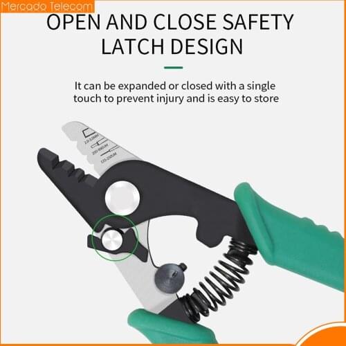 OEM Precision 3-Port Fibre Optic Stripper Fiber Strip tang Wired Strippers Tang For Miller Steel Tool Three Gat Stripper