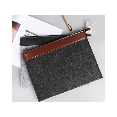 Office Business Document Bag A4 Paper File Organizer Zipper Bag For Documents