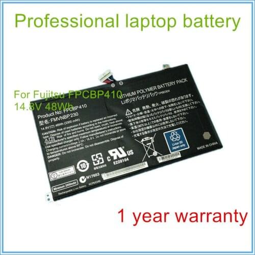 Original FPCBP410 Laptop Battery for UH574 UH554 FMVNBP230 FCBP0304 14.8V 48WH