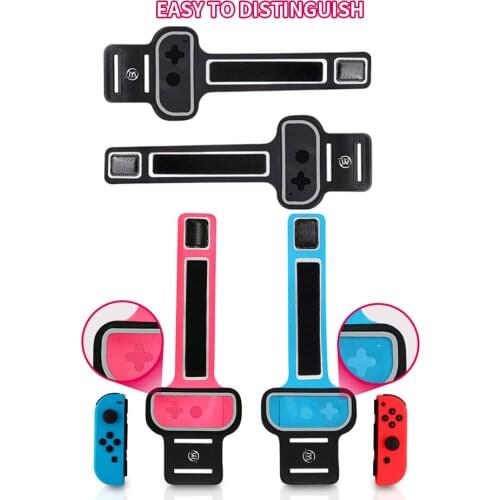 2 PCS Adjustable Game Bracelet Elastic Strap for NS Switch Controller Wrist Dance Band Armband For Switch Dance