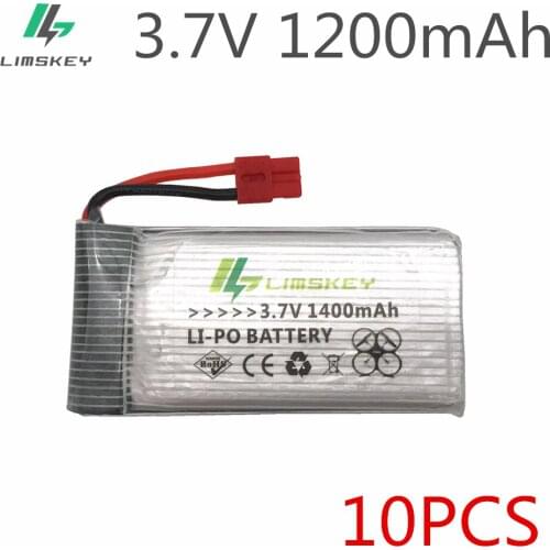 With Free charger 3.7V 1400mah Li-po battery For Syma X5uw x5uc x5hw x5hc battery RC Quadcopter battery for SYMA X5uw x5uc