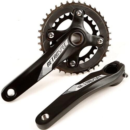S61 Bicycle Crank Chainwheel hollow 1 mountain bike sprocket wheel 26-38T 2 discs 22/20/18 speed steel toothed disc central axis