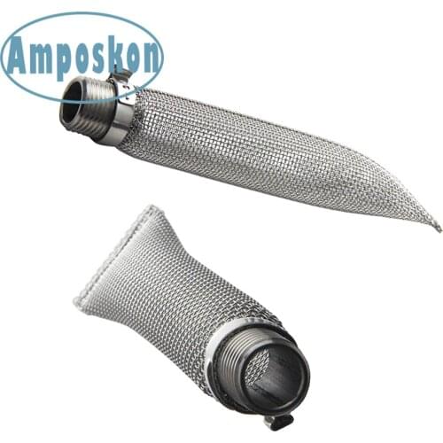 2 PCS New Hot High Quality 6 inch/12 inch Stainless Steel Bazooka Screen 1/2" NPT Thread For Homebrew Beer Kettle Mesh Filter