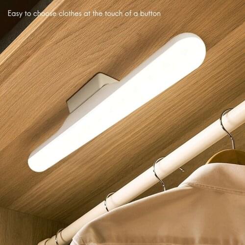 USB Charging LED Table Lamp Hanging Magnetic Night Lights Adjust Brightness Desk Lamp Cabinet Wardrobe Lamp