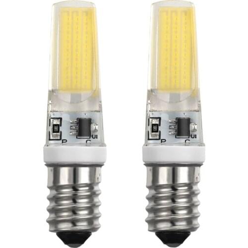 LED E14 Lamp Bulb AC 220 230 240 5W COB SMD LED Lighting Lights replace Halogen Spotlight Chandelier