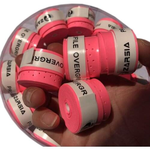 120pcs Wholesales ZARSIA Tennis Racket Grip Anti-skid Sweat perforated Tennis Racquet Sticky Overgrip rackets Film Sweatband