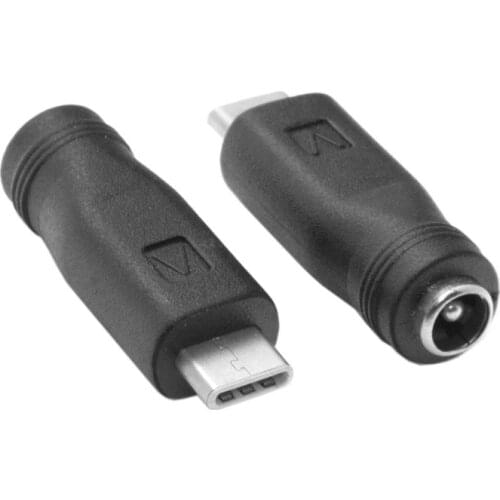 USB 3.1 Type C USB-C Male to DC 5.5*2.1MM Female Power Jack Extension Charge Adapter Connector for New Macbook & Cell Phone