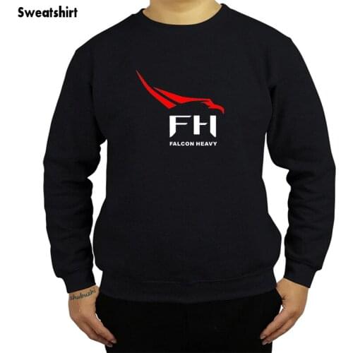 SpaceX Falcon Heavy Rocket Space Cotton VINTAGE sweatshirt O-Neck autumn winter Personality Fashion Men hoodie sbz8494