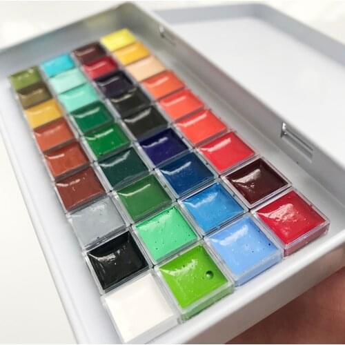 Japanese Phoenix 36 Color X 0.2ml Watercolor Pigment Ancient Style Illustration Subpackage Color Test