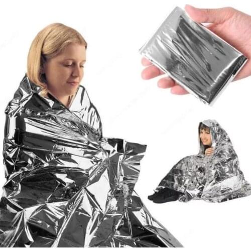 Emergency Blanket Camping Foil Mylar Insulation Space Blankets Hiking Gear