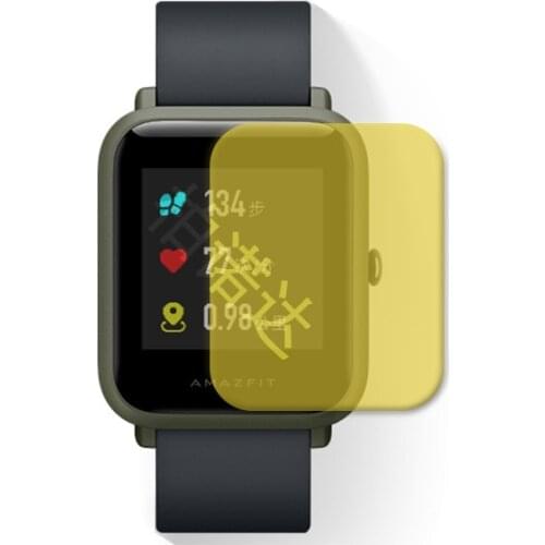 5pcs Nano Full Coverage Screen Protector For Xiaomi Huami Amazfit Bip BIT PACE Lite Smart Watch Protective Film Foil (Not Glass)